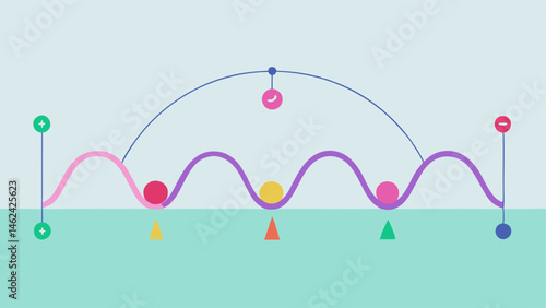 Hormone Cycle Chart A visually appealing cycle chart showing various hormone levels throughout the month indicating peaks and troughs in a simplistic and easytounderstand way.