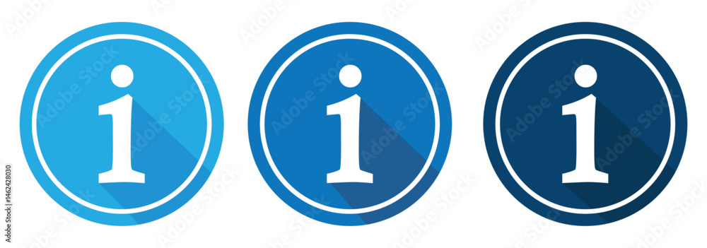 Info icons set. Information icon on isolated on white background. Black info button. Info symbol. Vector EPS 10 Info icons set. Information icon on isolated on white background. Black info button. Info symbol. Vector EPS 10