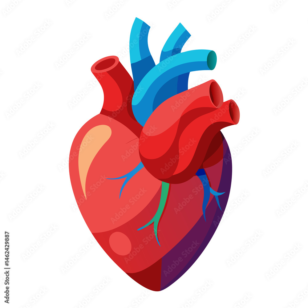 Fototapeta premium Heart Icon design image 