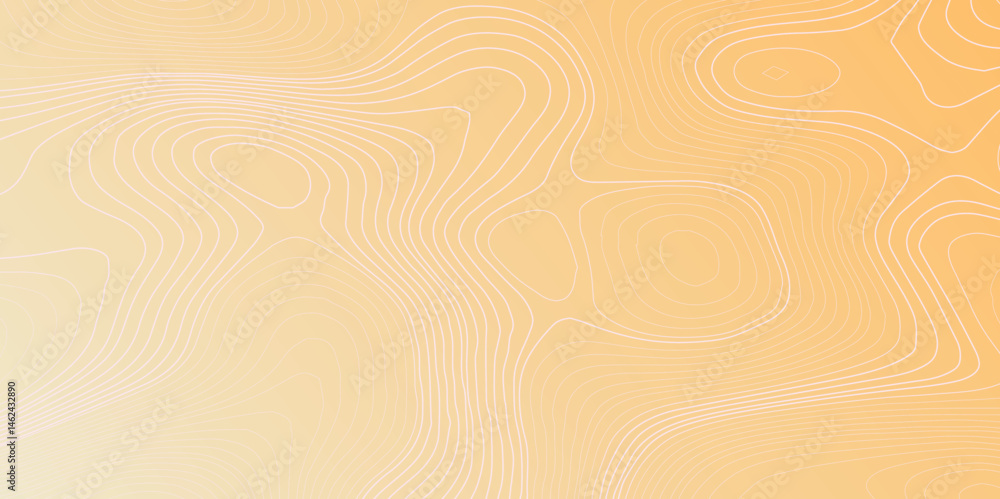 Abstract topography map contour line modern design with White background with topographic wavy pattern design. 