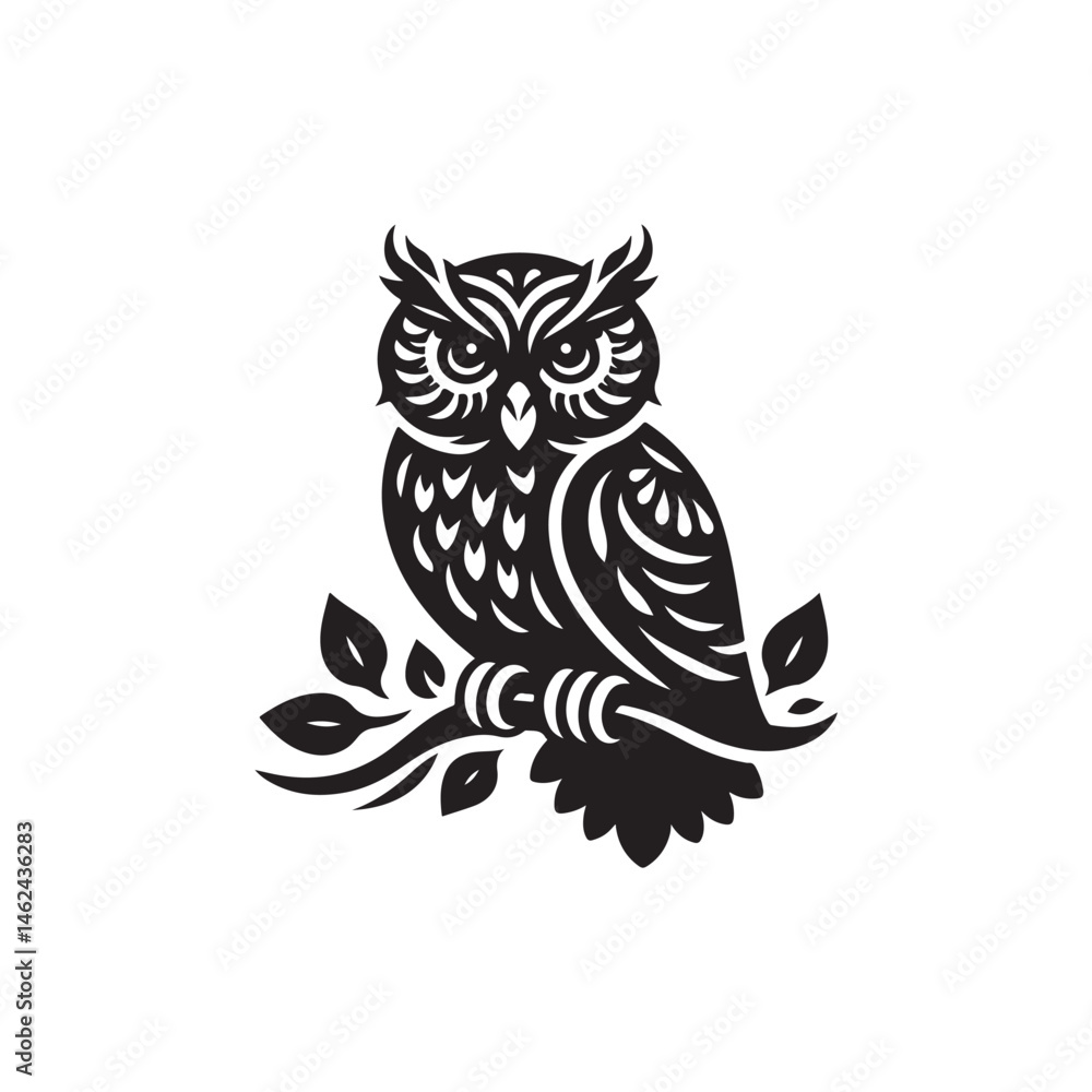 Fototapeta premium Owl Vector (3).eps