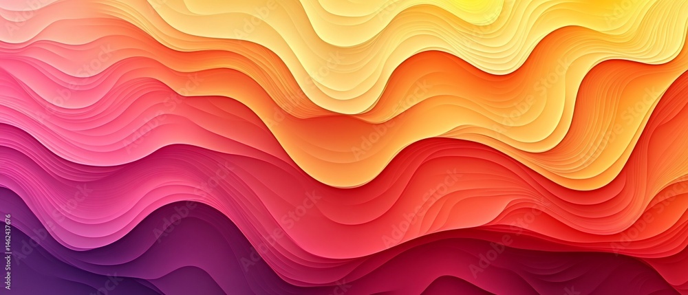 Abstract Colorful Wave Pattern Abstract Colorful Wave Pattern