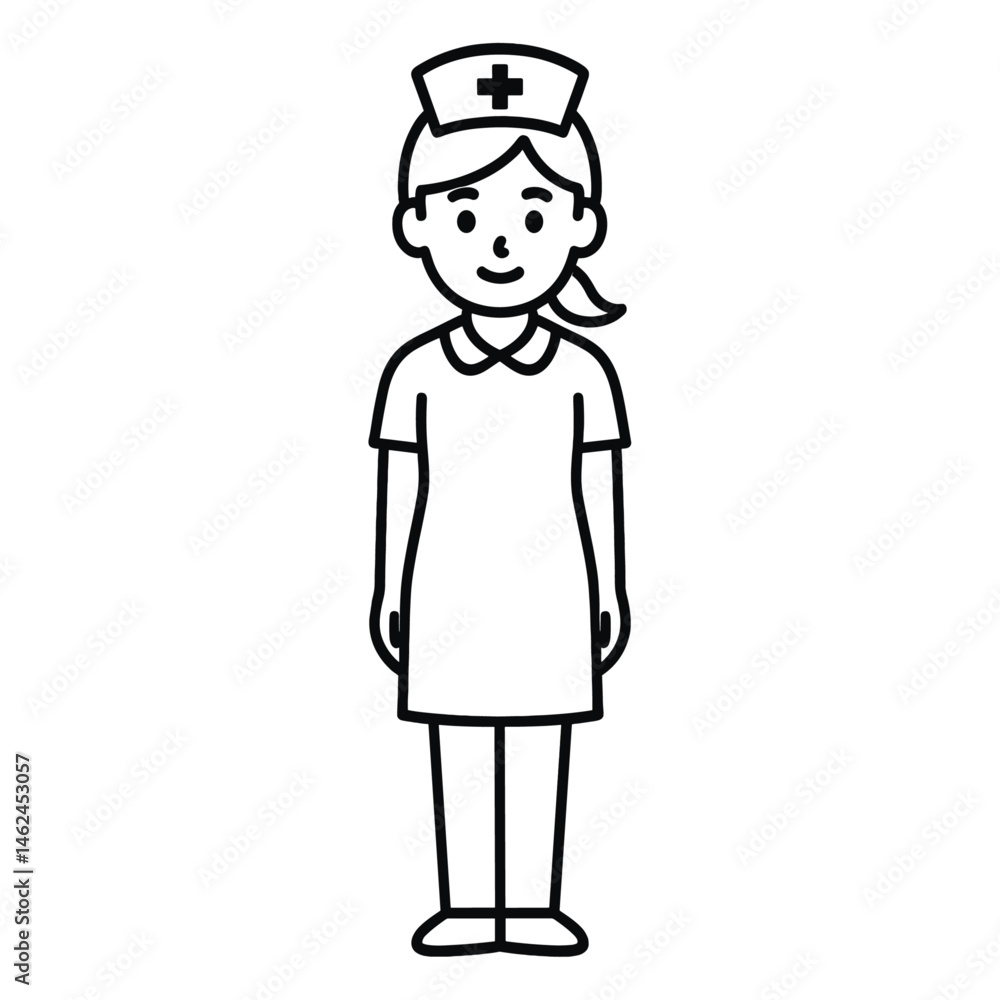 看護師の女性アイコン 医療・病院・介護施設向け素材 Female Nurse Icon Healthcare, Hospital, Nursing Home Use 看護師の女性アイコン 医療・病院・介護施設向け素材 Female Nurse Icon Healthcare, Hospital, Nursing Home Use