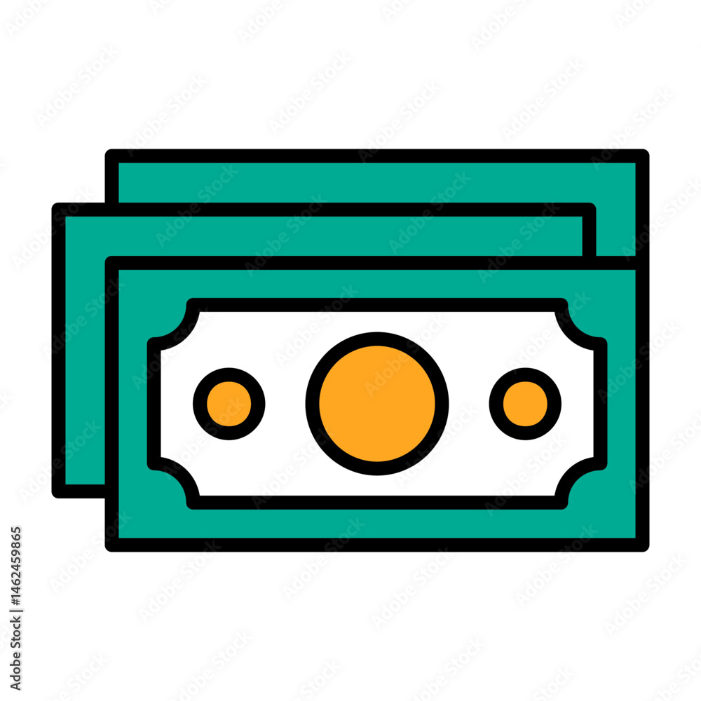 Banknotes Vector Icon Banknotes Vector Icon
