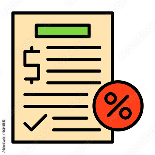 Taxation Vector Icon