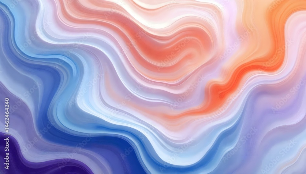 Fototapeta premium abstract background with colorful waves