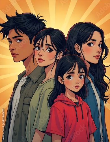 group of young people