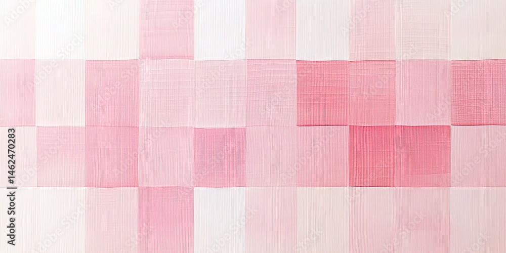 Abstract checkered pattern in pale pinks and whites Abstract checkered pattern in pale pinks and whites