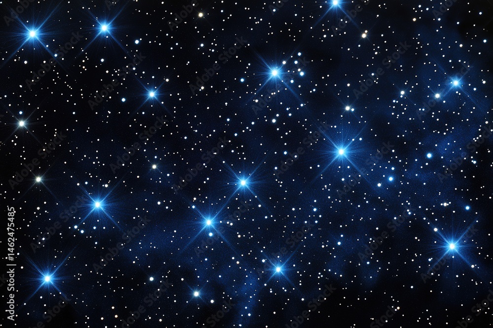 Fototapeta premium Starry Night Sky Background Deep Space