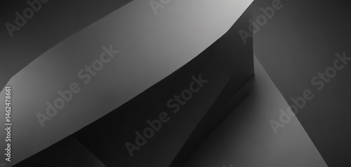 Obraz na płótnie Abstract black to grey gradient, sleek lines, geometric shapes, seamless, shapes, gradient w salonie
