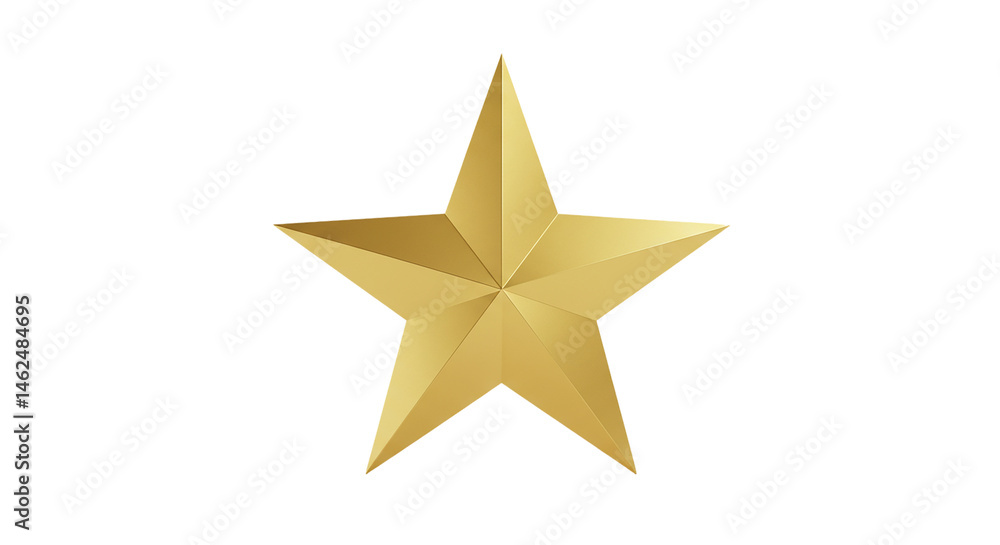 Obraz premium Gold Star: High-Resolution Image for Design