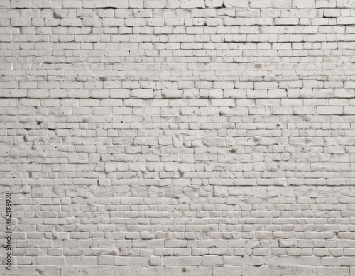 Obraz na płótnie Weathered white brick wall, uneven texture, grunge detail , old, design, worn w salonie