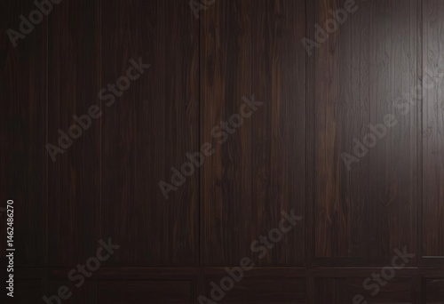 Obraz na płótnie Intricate dark wood paneling; sophisticated, natural design , texture, sophisticated w salonie