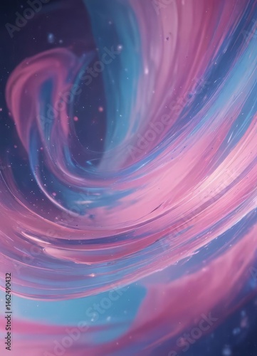 Obraz na płótnie Swirling blue and pink hues create a dreamy, blurred abstract backdrop , wallpaper, canvas w salonie