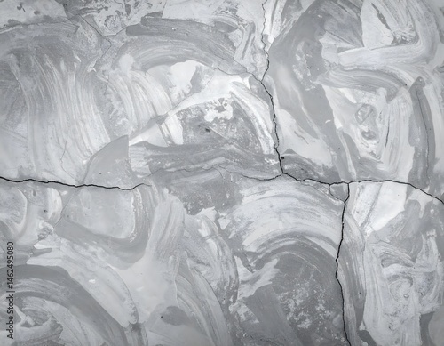Cracked Concrete Wall Background Texture