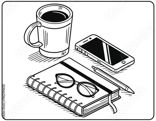 Items used in daily life Vector work