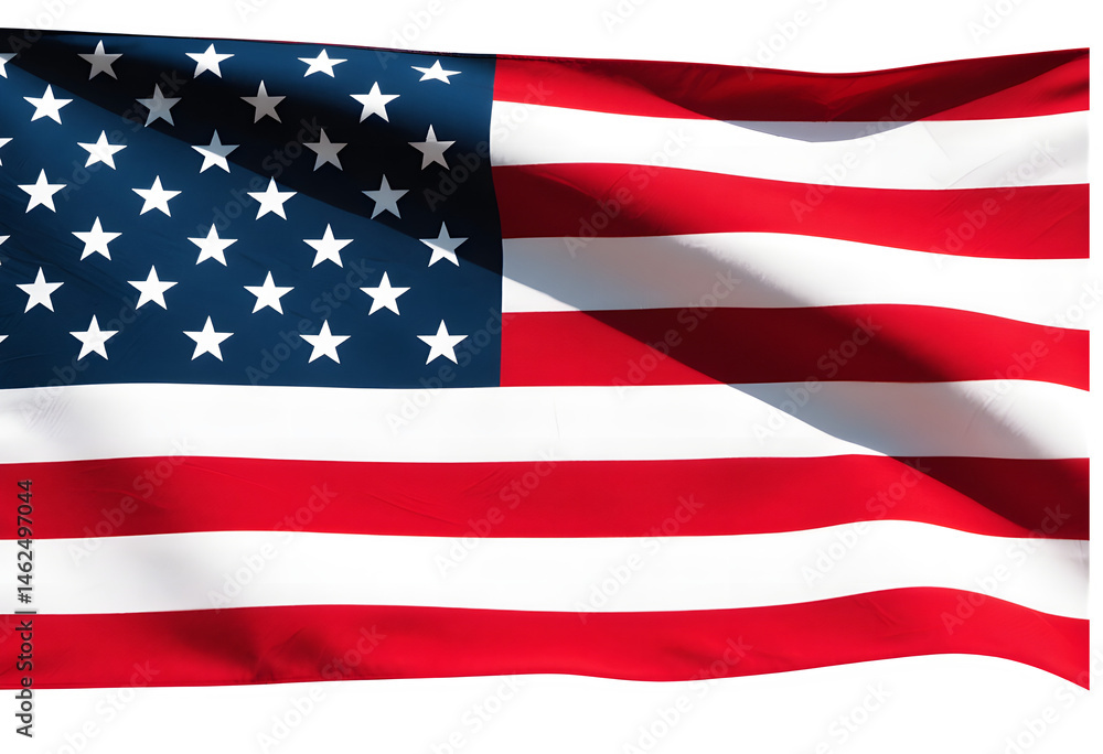 Obraz premium American Flag PNG Clipart