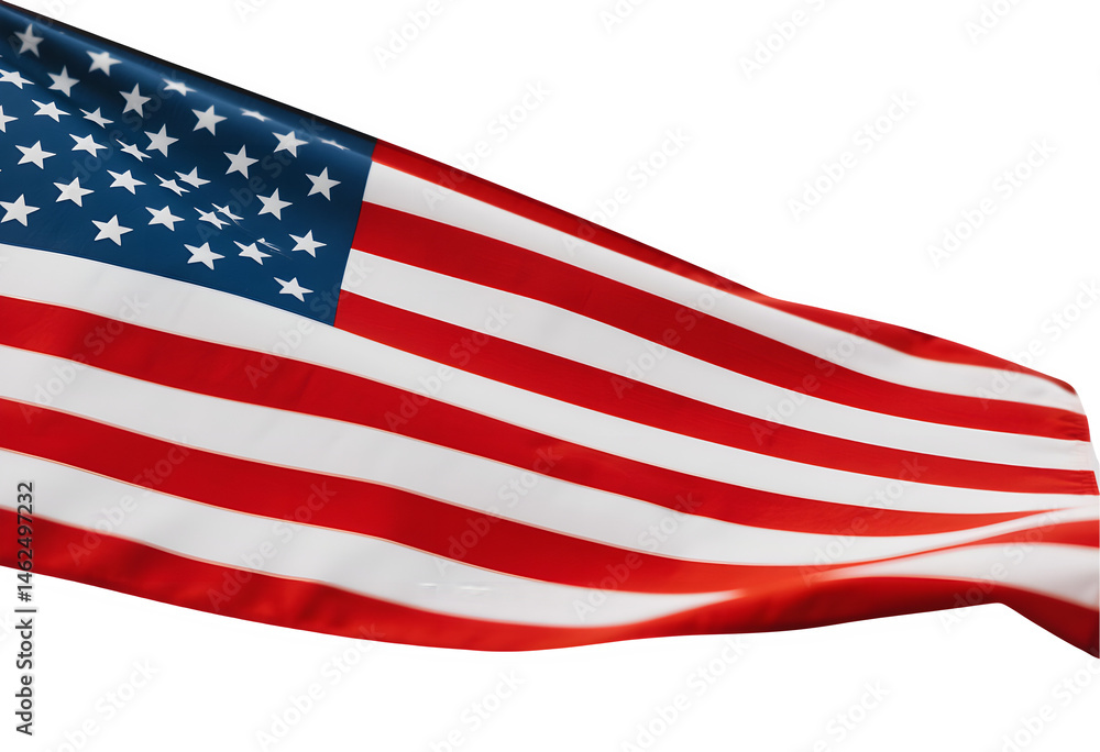Obraz premium American Flag PNG Clipart