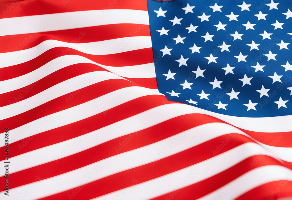 Fototapeta premium American Flag PNG Clipart