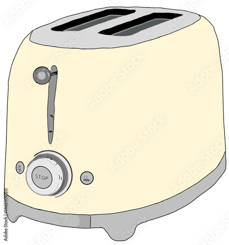 toaster and bread