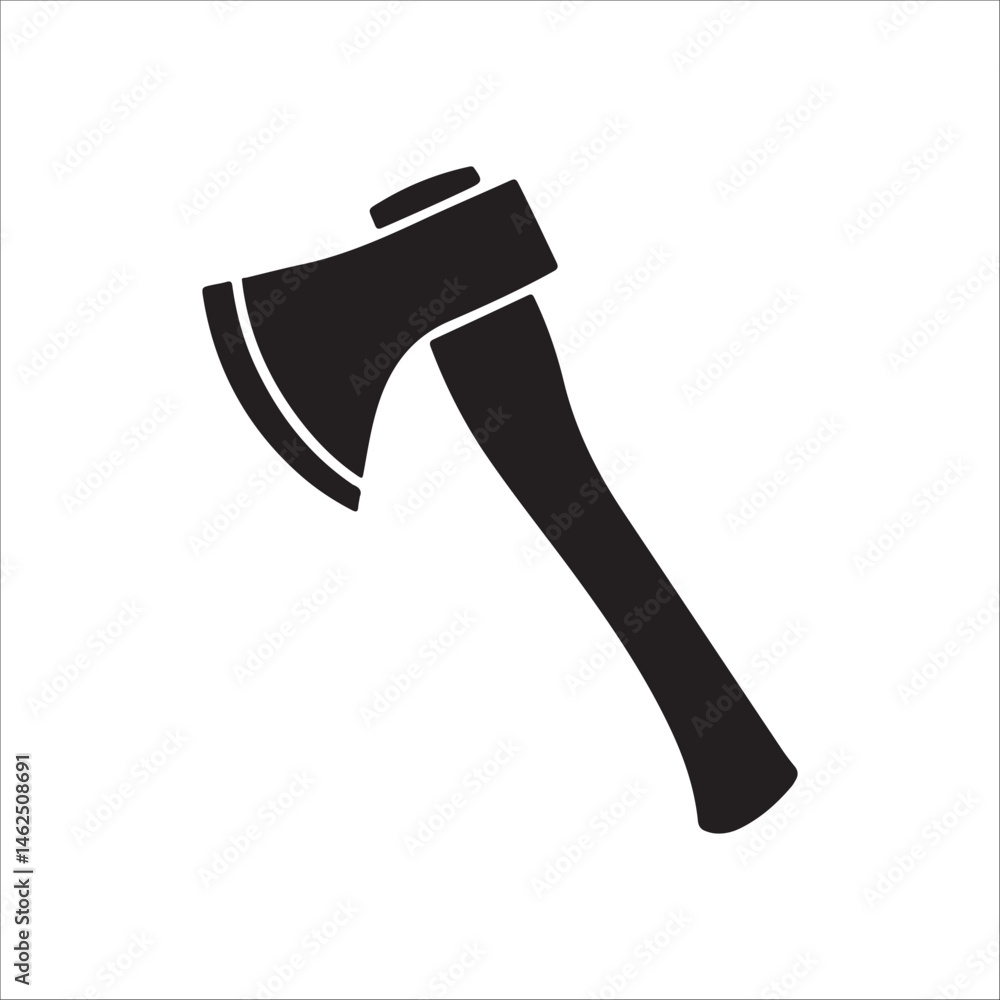 AXE SILHOUETTE VECTOR ICON ILLUSTRATION AXE SILHOUETTE VECTOR ICON ILLUSTRATION