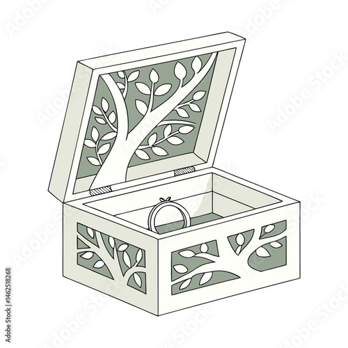 Hollowtree Jewelry Box – Handcrafted Wooden Keepsake Box for Rings, Earrings & Precious Memories, wooden jewelry box, rustic jewelry box, handmade jewelry box, handcrafted keepsake box, wood ring box.