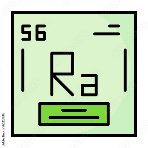 Radium Vector Icon