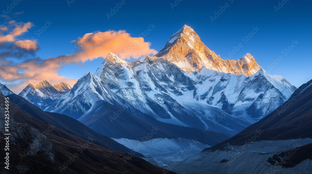 Fototapeta premium sunrise in the mountains
