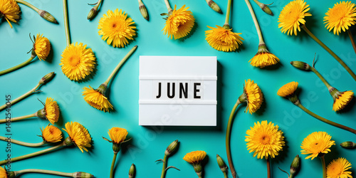 june is the month of the flowers