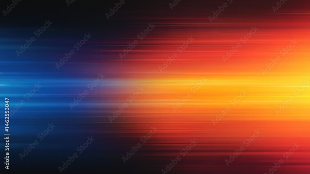 Fototapeta premium Abstract gradient with horizontal motion blur effect background