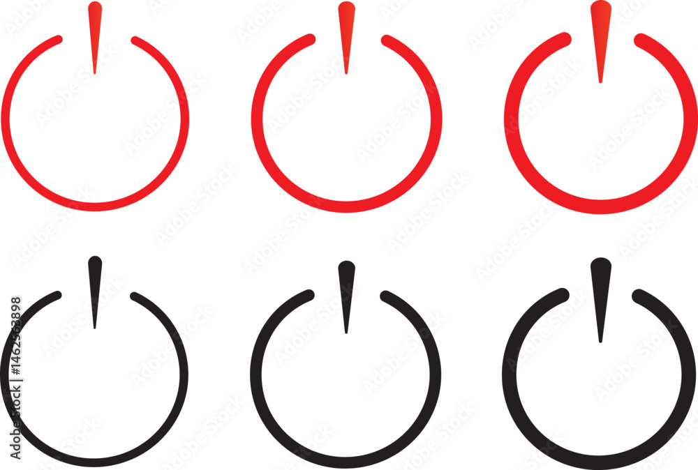 Power button vector icon set. logo concept of power button. Start power sign, illustration sign vector.
Power button vector icon set. logo concept of power button. Start power sign, illustration sign vector.