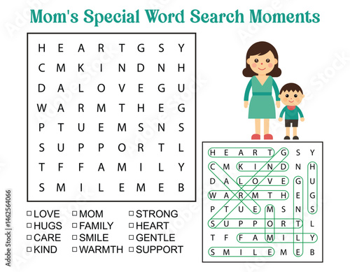Mom's Special Word Search Moments