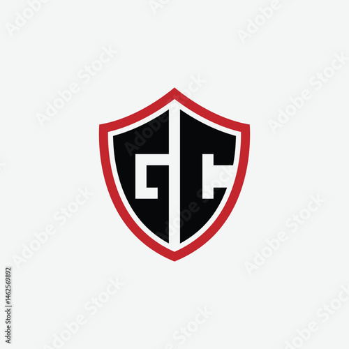 Free Download 659 shield logo shape letter alphabet educational learning G C - GFXLoad
