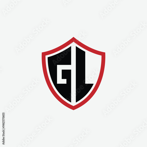 Free Download 666 shield logo shape letter alphabet educational learning G L - GFXLoad