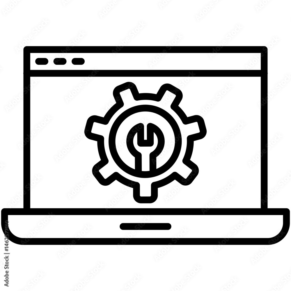 Repair System Line Icon, Repair System Icon – Tools, Maintenance, Technical Support, Fix Services Symbol
Repair System Line Icon, Repair System Icon – Tools, Maintenance, Technical Support, Fix Services Symbol