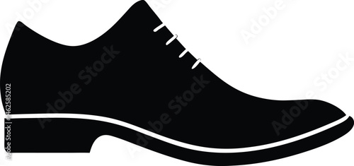 Mens shoe icon. Vector illustration, flat design.