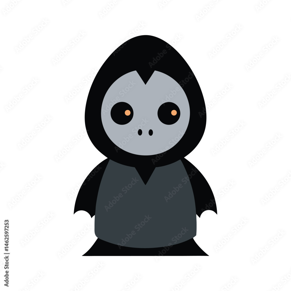 Obraz premium Too cute to spook vector art illustration