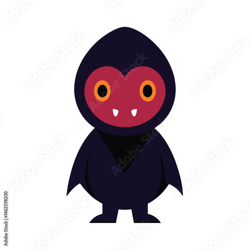 Too cute to spook vector art illustration
