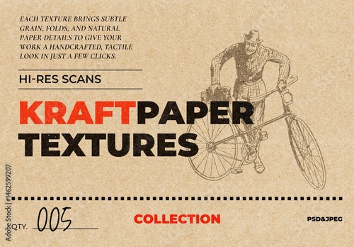 Kraft Paper Textures Collection