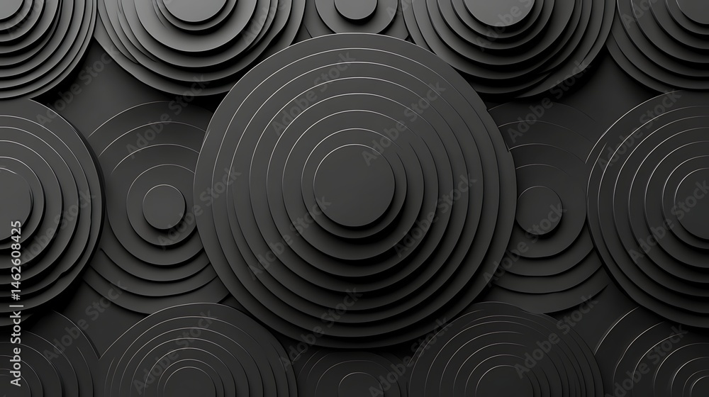 Dark abstract circular background Dark abstract circular background