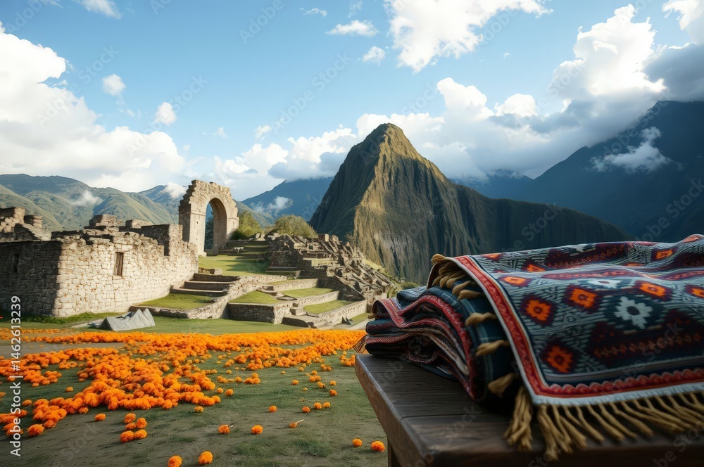 Inti Raymi Festival Ruins and Textiles