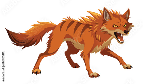 Wild Dhole Mid Pounce with Russet Coat
