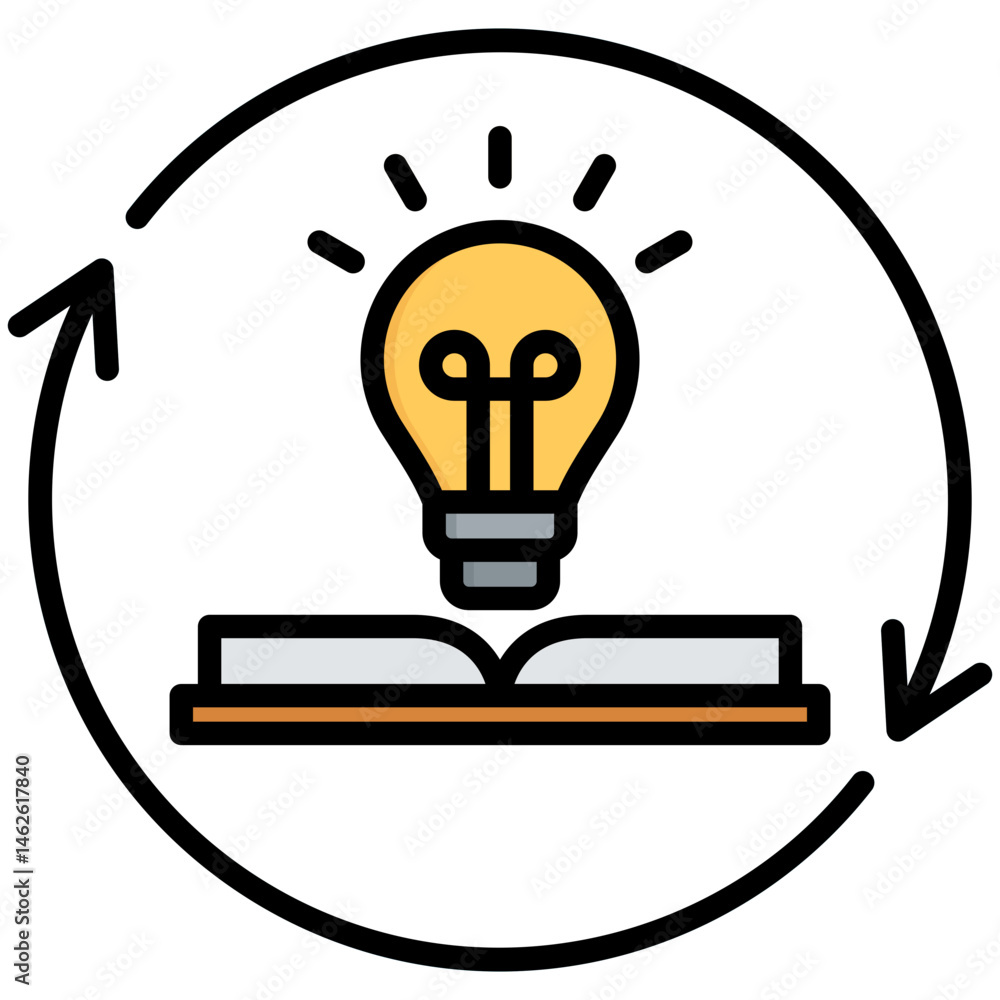 Continuous Learning Icon Continuous Learning Icon