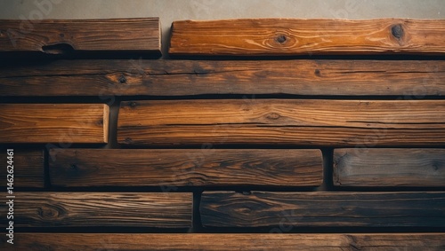 Detailed view of dark old wood texture backdrop