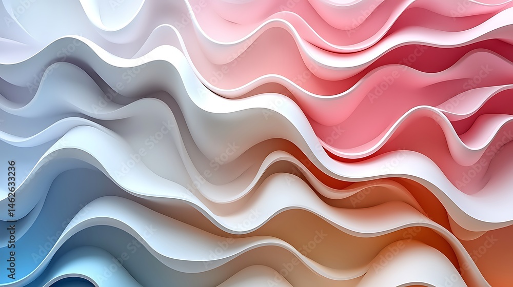 Fototapeta premium abstract background with wavy lines