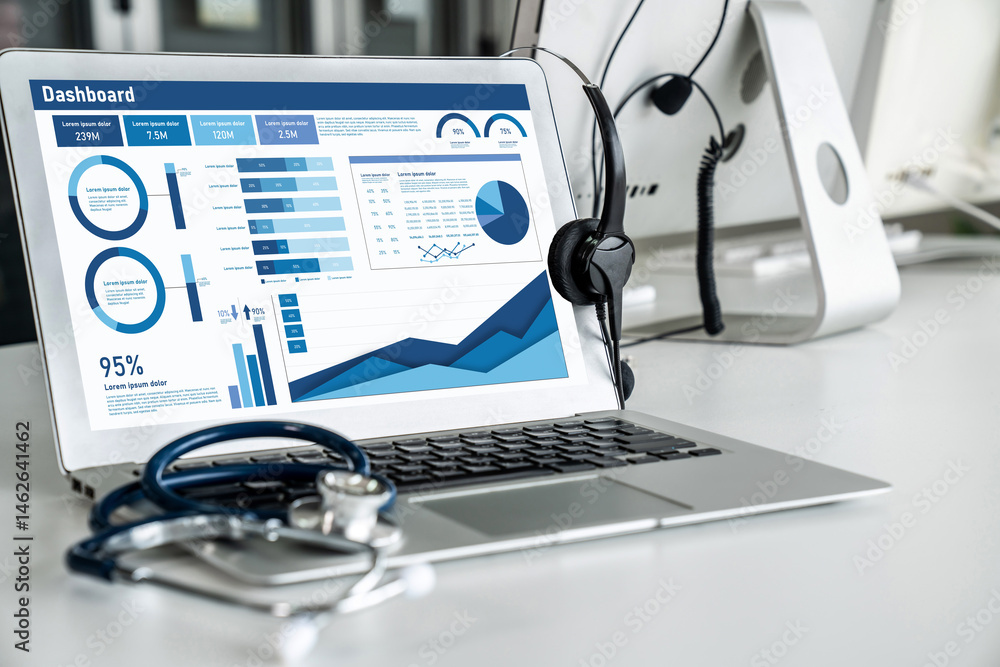 Ταπετσαρία Business data dashboard provide business intelligence analytic for marketing str