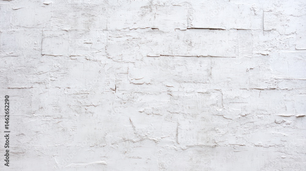 Whitewashed brick wall texture rough rustic surface background