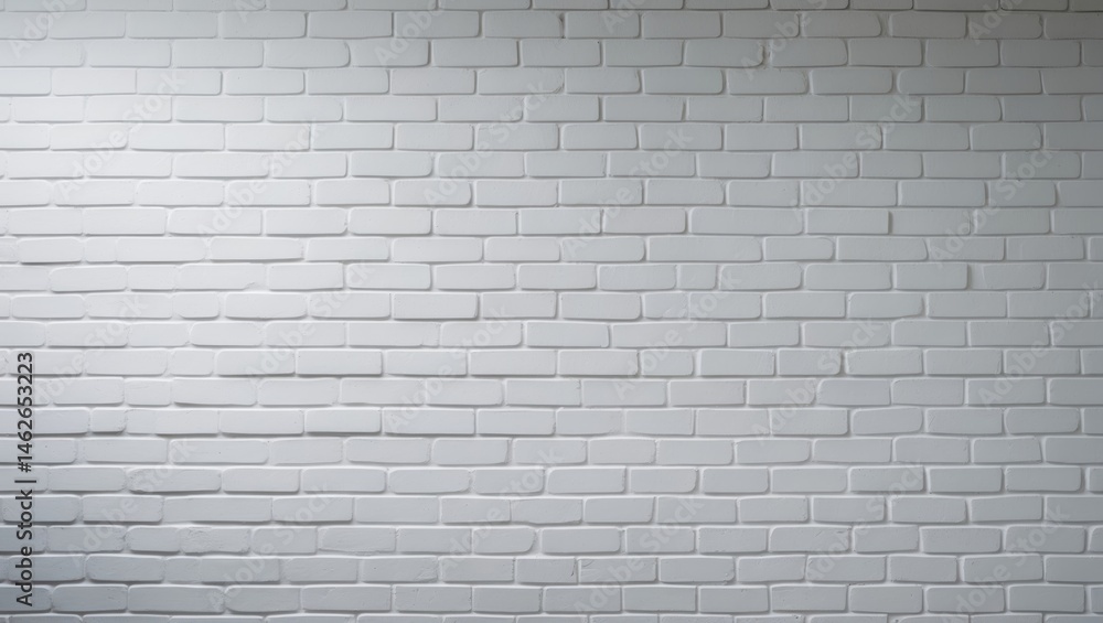 Fototapeta premium Design featuring a white brick wall as background