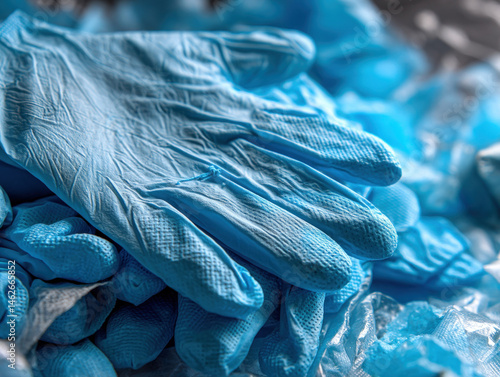 Close-up of disposable medi...
