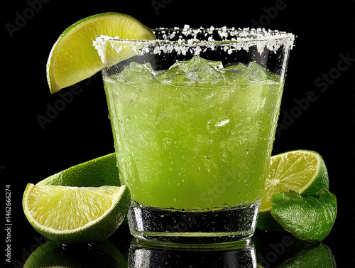 Cocktail glass of margarita...